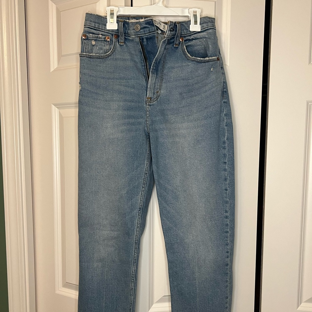 Abercrombie - The ankle straight ultra high rise jean - Curve Love